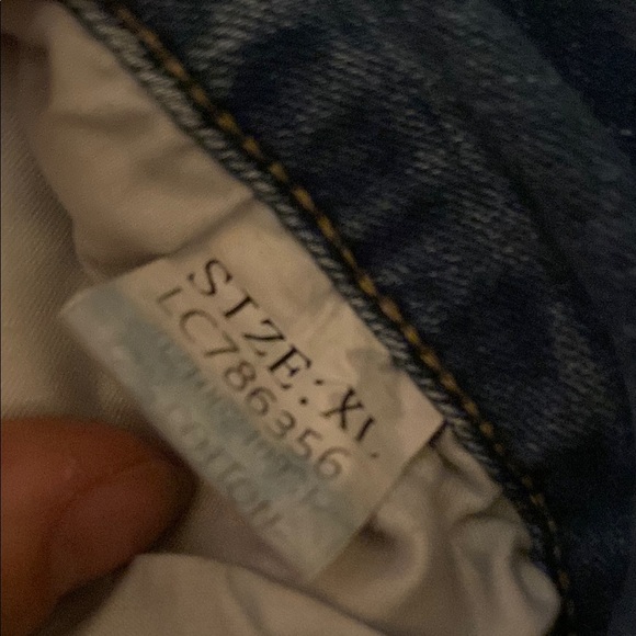 Denim Distressed Women Shorts - Picture 3 of 4